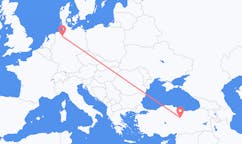 Flyg från Bremen, Tyskland till Sivas, Turkiet