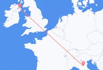 Flyrejser fra Bologna, Italien til Belfast, Nordirland