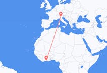 Flights from Abidjan to Verona