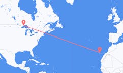 Flyg från Thunder Bay, Kanada till La Palma, Spanien