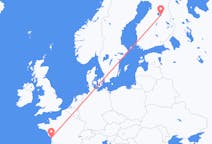 Flights from La Rochelle, France to Kajaani, Finland