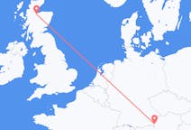 Flyg från Inverness, Skottland till Salzburg, Österrike