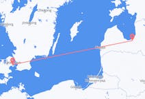 Flyrejser fra Riga, Letland til København, Danmark