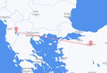 Loty z miasta Ochryda do miasta Eskişehir