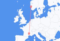 Flights from Montpellier, France to Stavanger, Norway