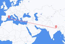Flyg från Patna, Indien till Mahon, Spanien