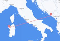 Flyg från Dubrovnik, Kroatien till Alghero, Italien