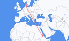 出发地 埃塞俄比亚希雷目的地 德国吕贝克的航班
