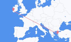 Flyg från Killorglin, Irland till Mytilene, Grekland