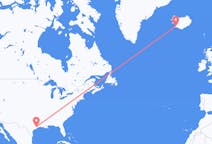 Flyg från Houston, Minnesota till Reykjavík