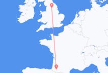 Flights from Pau, Pyrénées-Atlantiques, France to Leeds, the United Kingdom