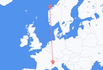 Flyg från Ålesund, Norge till Turin, Norge