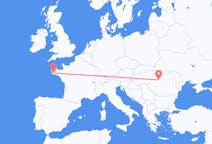 Flights from Quimper, France to Cluj-Napoca, Romania