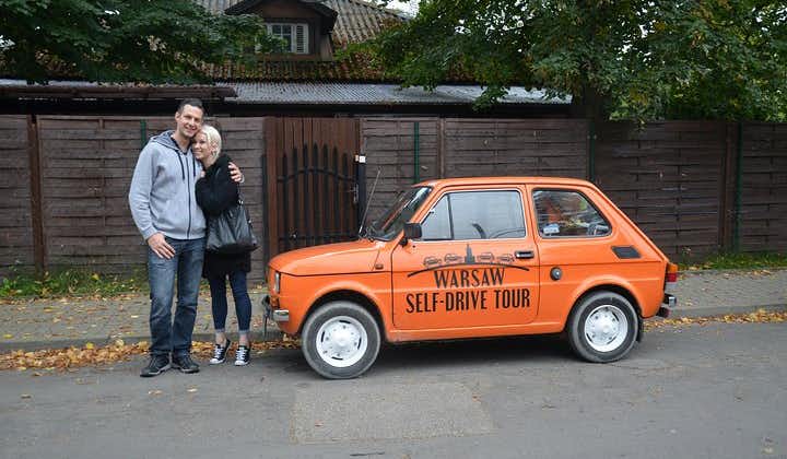 Retro Fiat Self-Drive Undisovered Tour in Warsaw