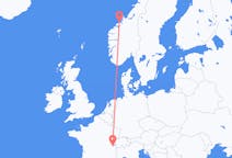 Flyreiser fra Genève, Sveits til Kristiansund, Norge