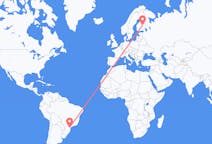 Flyrejser fra Curitiba, Brasilien til Kuopio, Finland