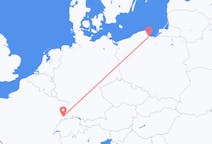 Lennot Baselista Gdańskiin