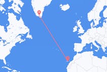 Voli da Las Palmas, Spagna a Narsarsuaq, Groenlandia