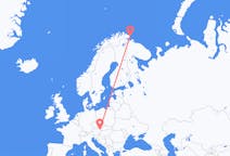 Flyg från Vienna till Vardø