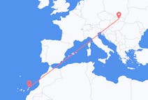 Flyreiser fra Poprad, Slovakia til Lanzarote, Spania