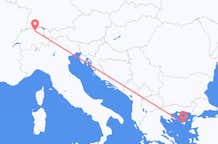 Flights from Lemnos to Zurich