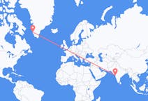 Flyg från Bombay, Indien till Nuuk, Grönland