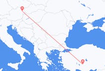 出发地 土耳其出发地 科尼亞目的地 奥地利维也纳的航班