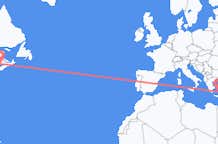 Flights from Saint John to Santorini