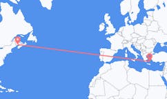 Flights from Saint John to Santorini