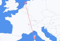Flüge von Amsterdam, die Niederlande nach Figari, Frankreich