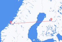 Flights from Ørland, Norway to Kajaani, Finland