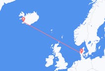 Flights from Reykjavik in Iceland to Billund in Denmark