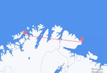 Flüge von der Stadt Vardø (Stadt) in die Stadt Hammerfest