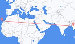 Flights from Bagan to Las Palmas