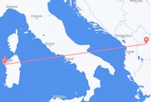 Flyg från Skopje, Nordmakedonien till Alghero, Italien