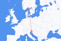 Flights from Pula, Croatia to Gothenburg, Sweden