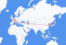 Flights from Kitakyushu, Japan to Marseille, France