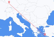 Flights from Kalymnos, Greece to Karlsruhe, Germany