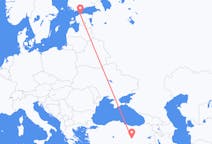 Flüge von Tallinn, Estland nach Malatya, die Türkei