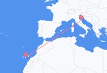 Vluchten van Ancona naar Las Palmas (ort i Mexiko, Veracruz, Tihuatlán)