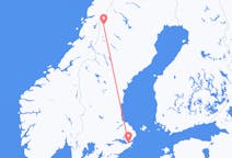 Flug frá Stokkhólmi, Svíþjóð til Hemavan, Svíþjóð