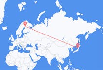 Fly fra Akita til Rovaniemi
