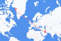 Flyrejser fra Doha, Qatar til Upernavik, Grønland