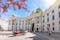 Photo of Hofburg palace on St. Michael square (Michaelerplatz), Vienna, Austria.