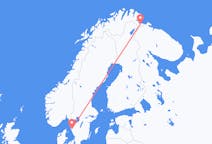 Flüge von Kirkenes, Norwegen nach Göteborg, Schweden