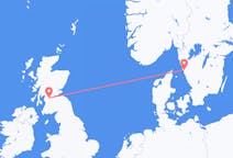Loty z Glasgow, Szkocja z Göteborg, Szwecja