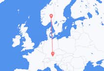 Vluchten van München, Duitsland naar Oslo, Noorwegen