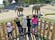 photo of kids watching the elephants at Safari de Peaugres in Saint-Cyr, France.