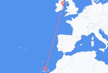 出发地 爱尔兰出发地 都柏林目的地 西班牙拉斯帕尔马斯的航班
