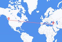 Flyrejser fra Victoria, Canada til Gaziantep, Tyrkiet